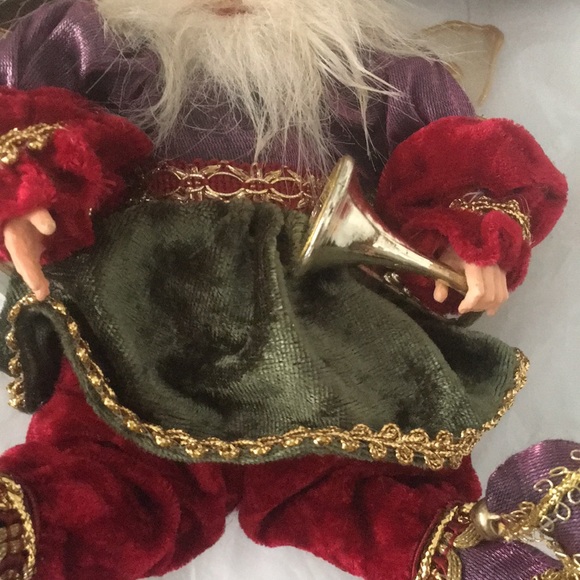 Handcrafted Santa Elf - Brocades, Velvet, & Trims - Picture 13 of 15